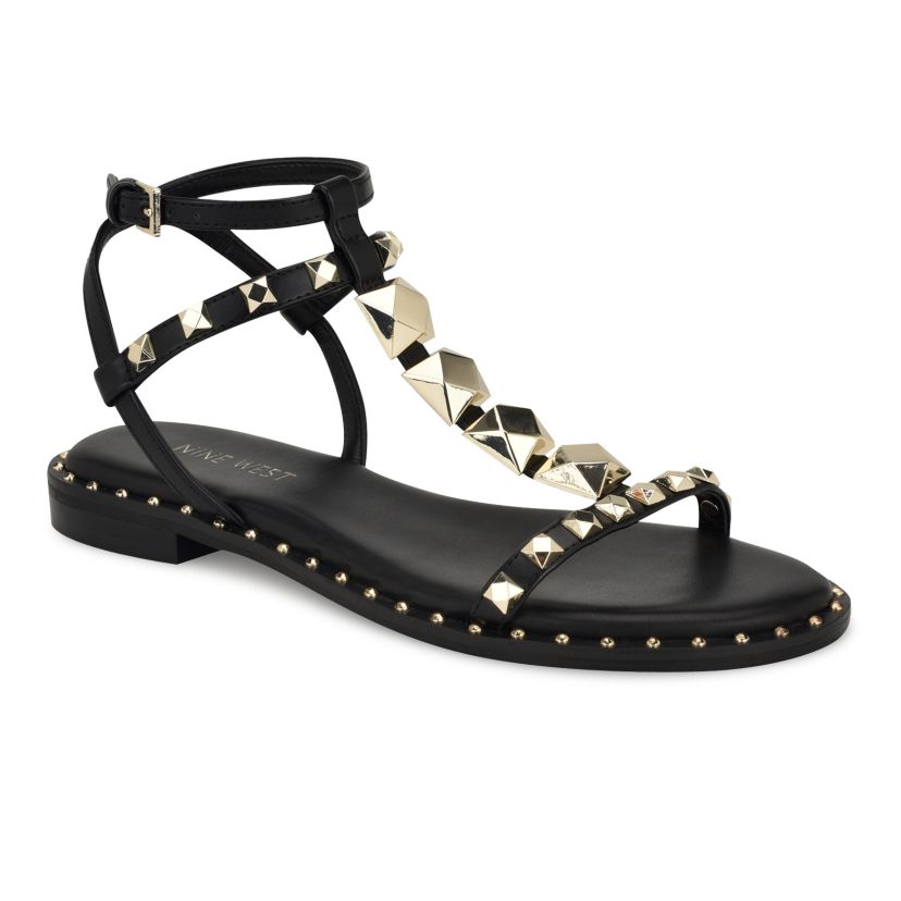 Marcila Embellished Round Toe Casual Sandals