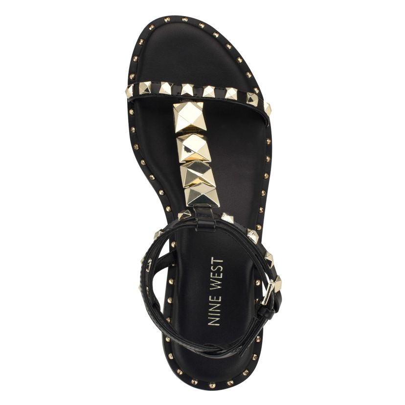 Marcila Embellished Round Toe Casual Sandals