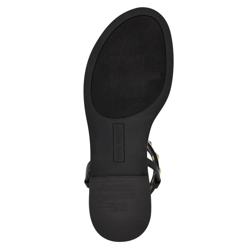 Marcila Embellished Round Toe Casual Sandals