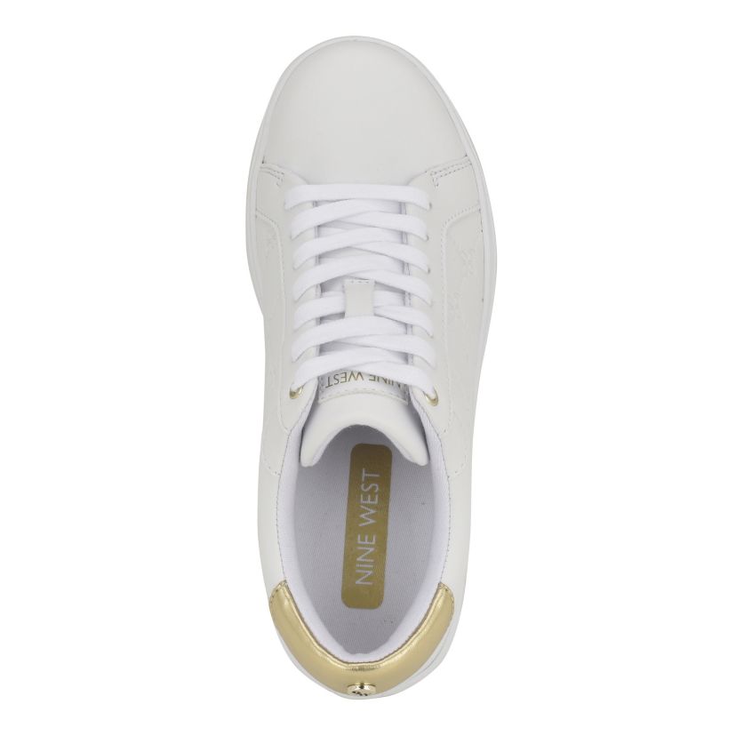 Paulete Round Toe Platform Lace-up Sneakers