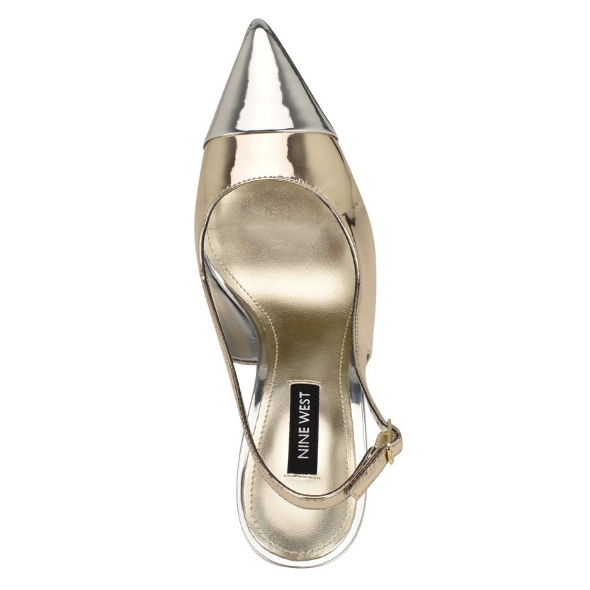 Fabele Pointy Toe Dress Slingback Pumps