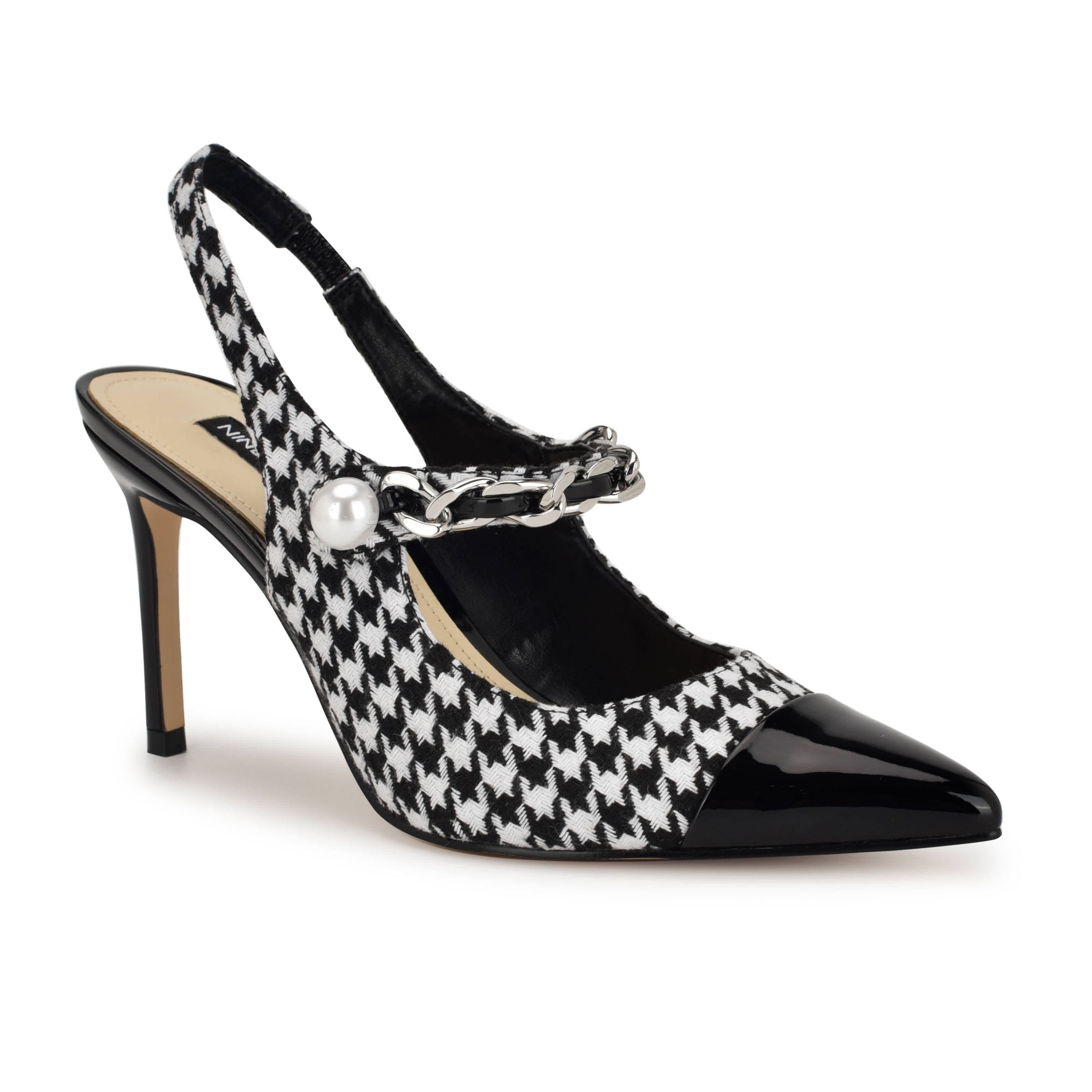 Rendez Stiletto Heel Dress Slingback Pumps
