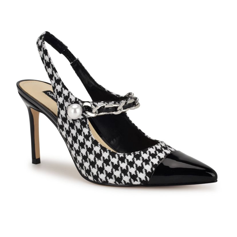 Rendez Stiletto Heel Dress Slingback Pumps