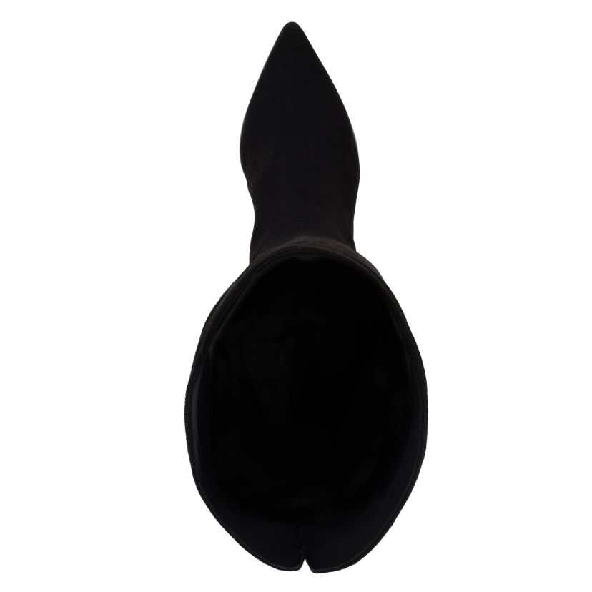 Maner Over The Knee Pointy Toe Dress Boots
