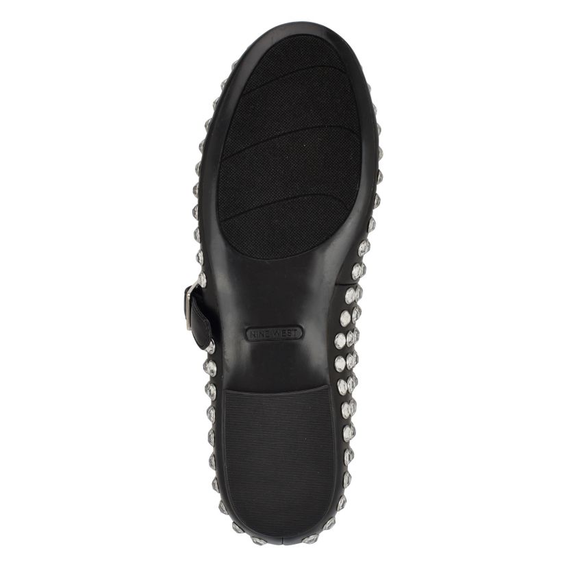 Emmil Round Toe Embellished Dress Flats
