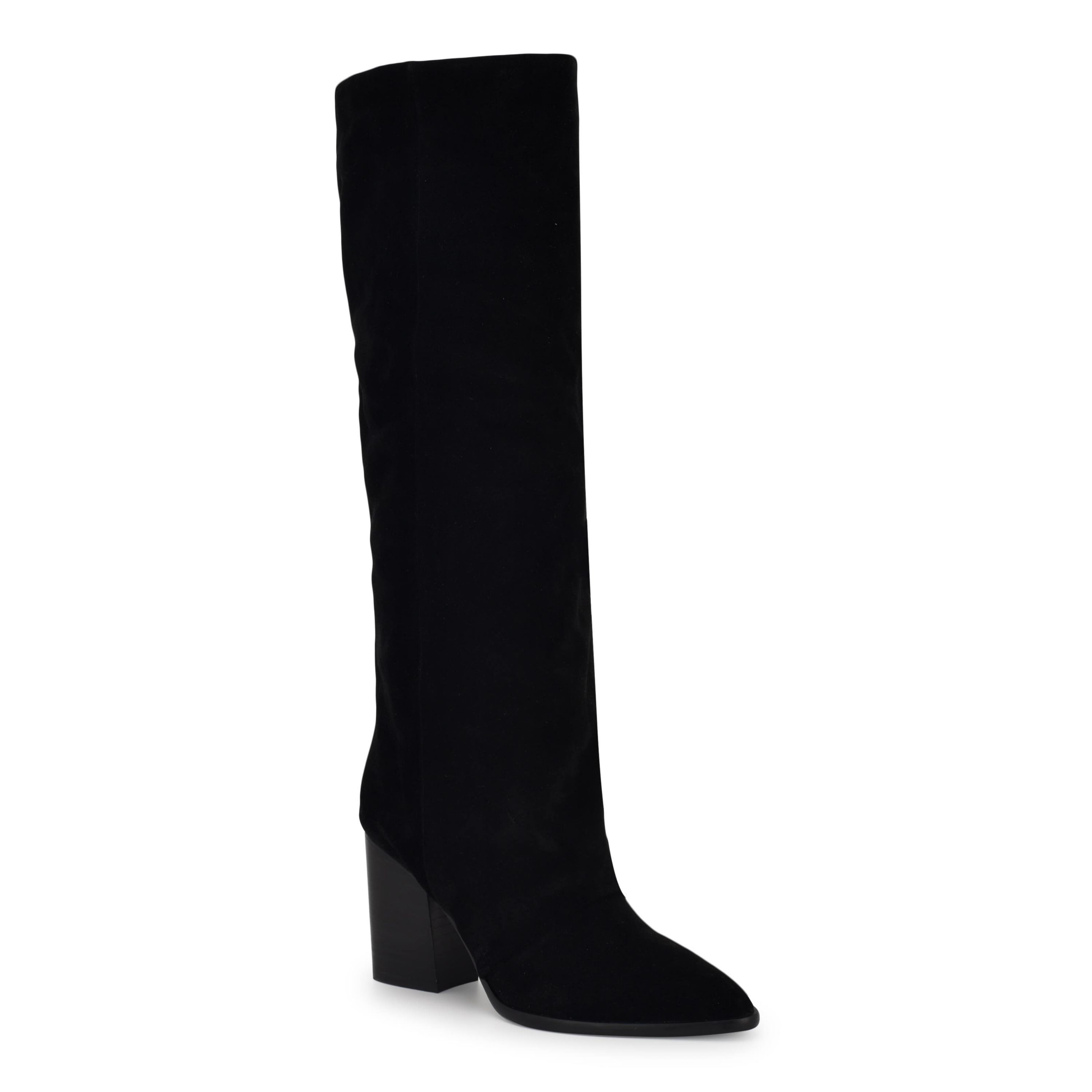 Chicke Block Heel High Shaft Dress Boots