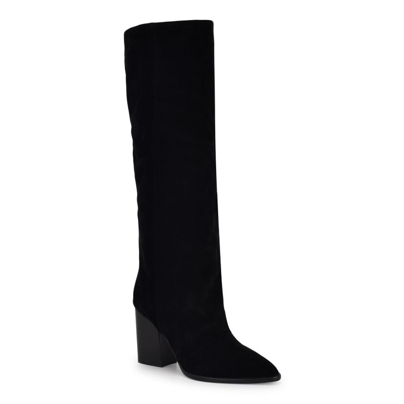 Chicke Block Heel High Shaft Dress Boots