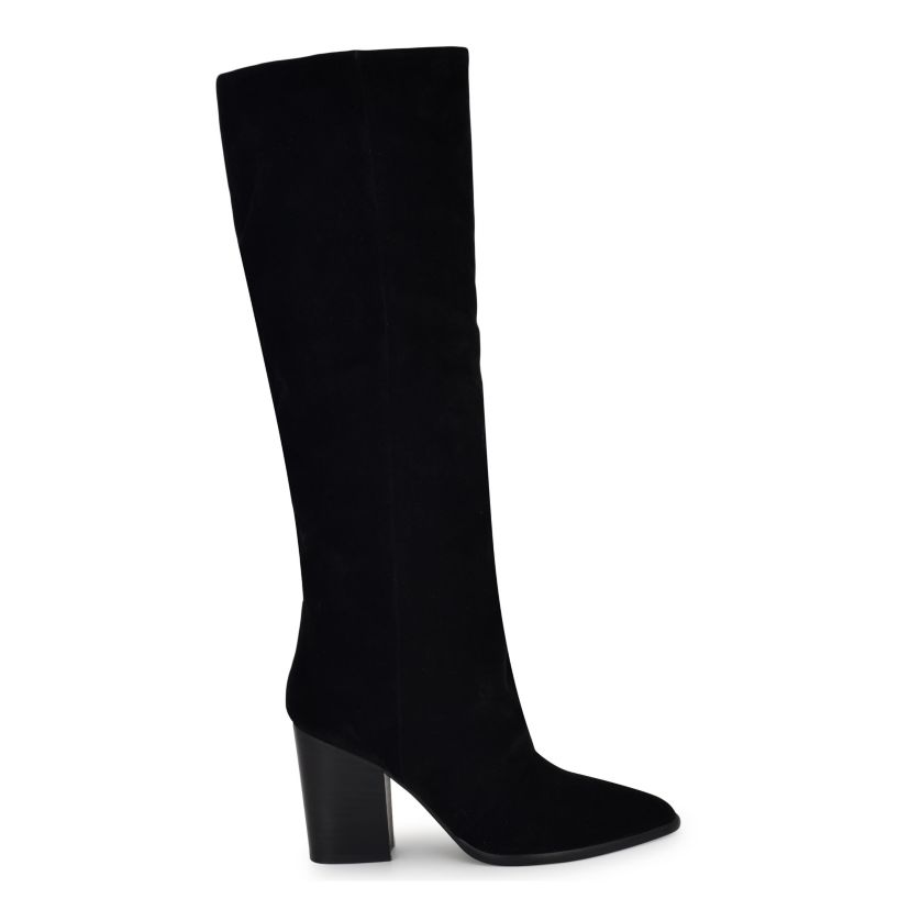 Chicke Block Heel High Shaft Dress Boots