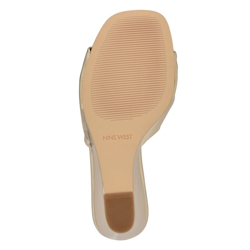 Nikhil Slip-on Square Toe Wedge Sandals