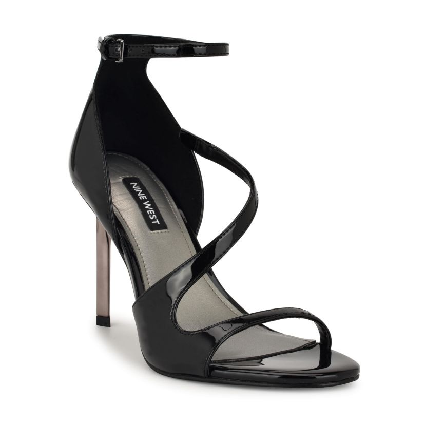 Shimmy Stiletto Heel Open Toe Dress Sandals