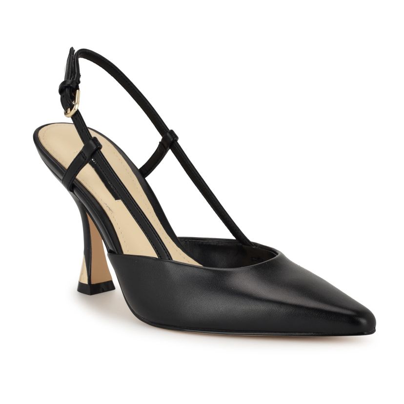 Vassa Tapered Heel Pointy Toe Dress Pumps