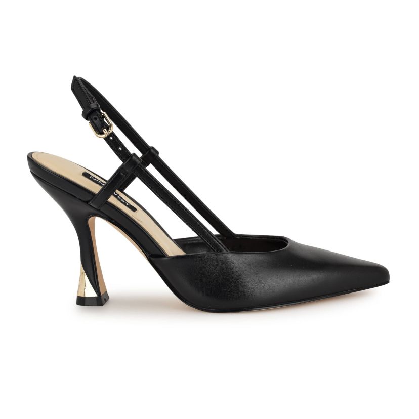 Vassa Tapered Heel Pointy Toe Dress Pumps