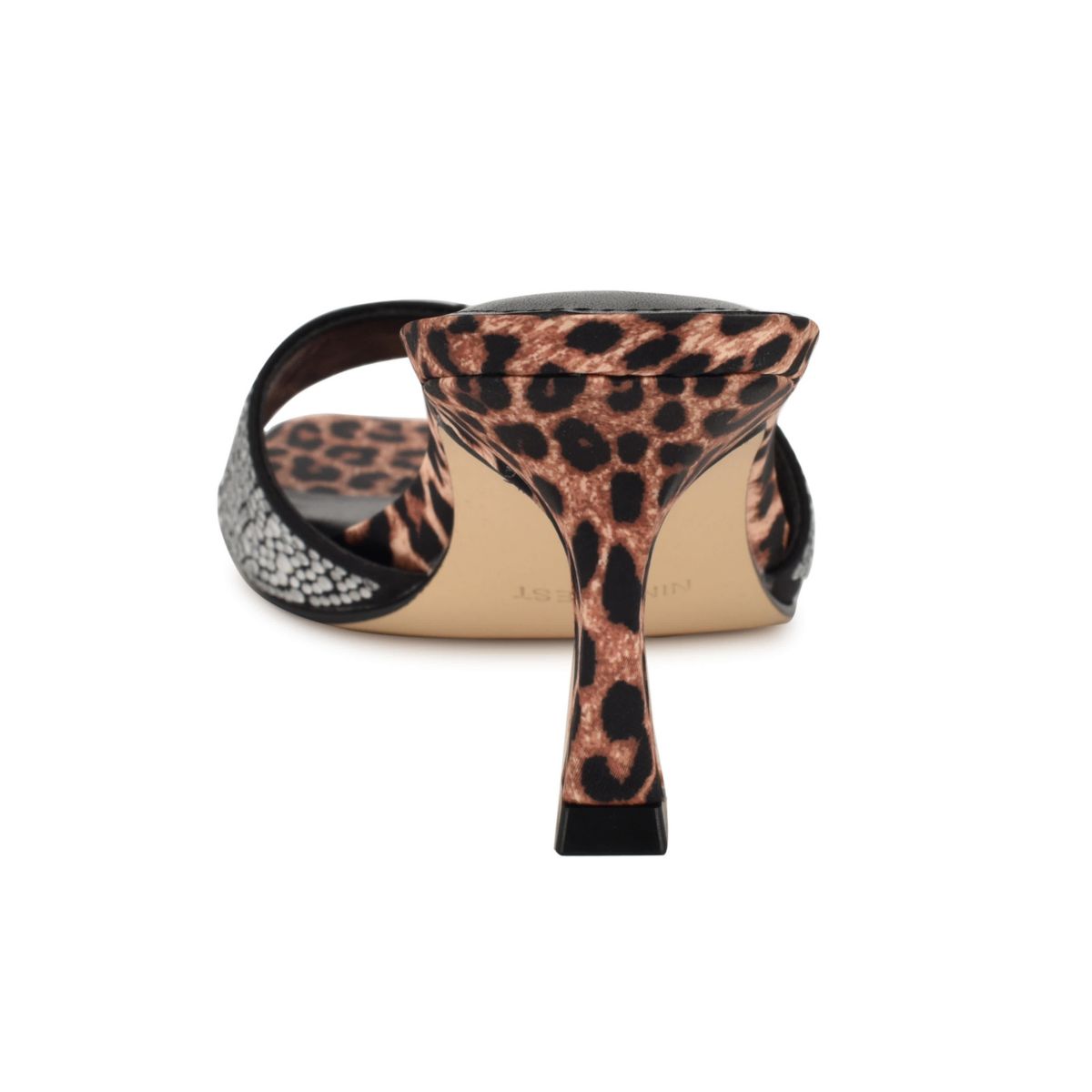 Rokke Slip-on Tapered Heel Dress Sandals