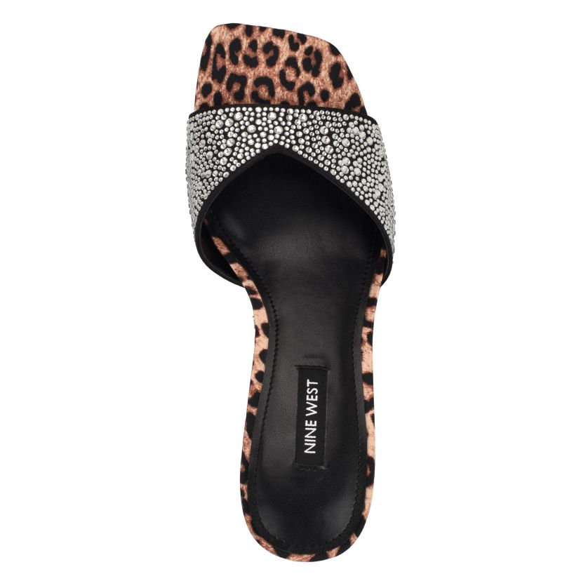 Rokke Slip-on Tapered Heel Dress Sandals