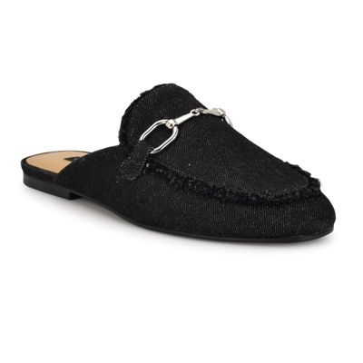 Nine West Women's Bivey Slip-on Almond Toe Casual Mules