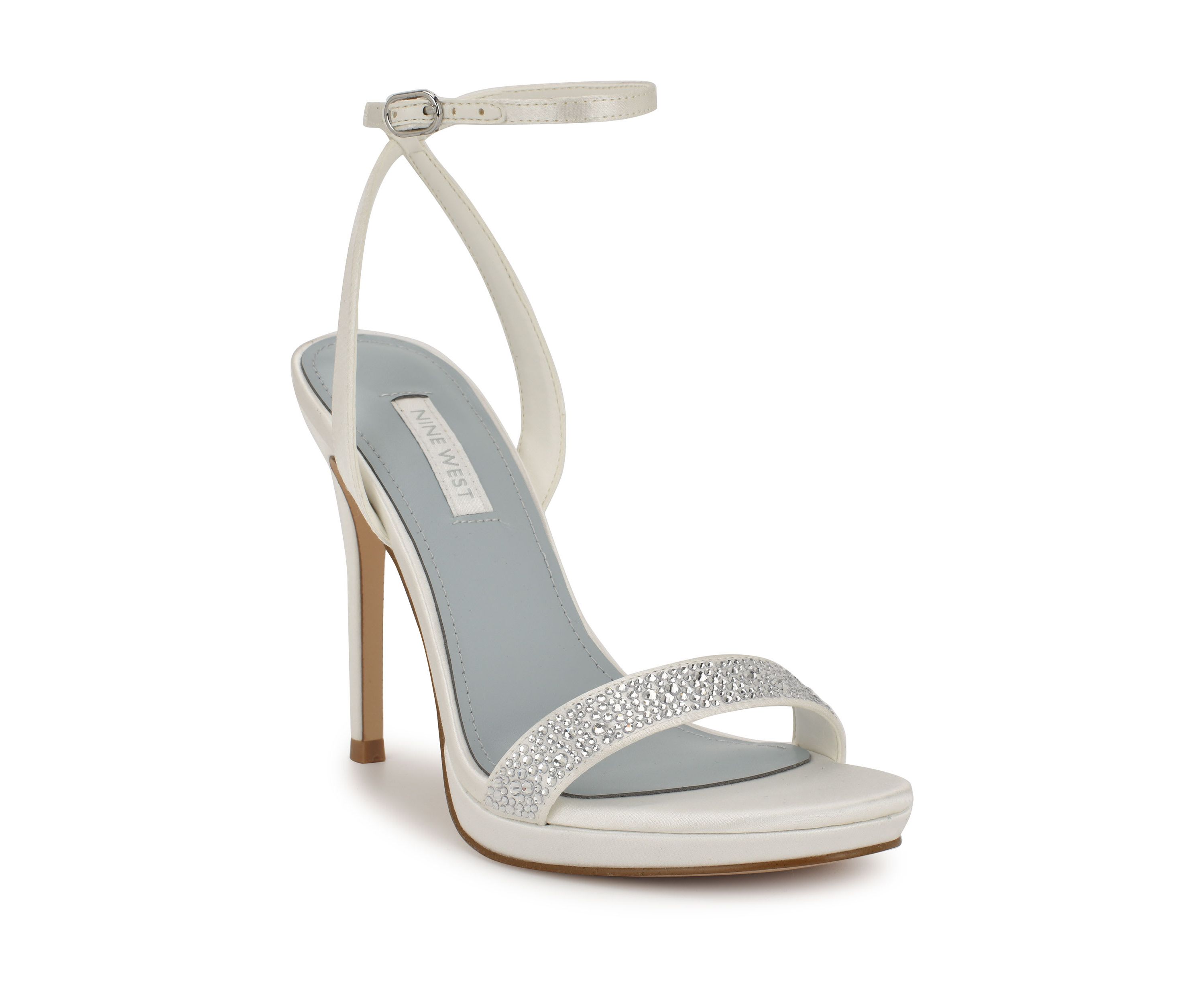 Loola Bridal Open Toe Ankle Strap Dress Sandals
