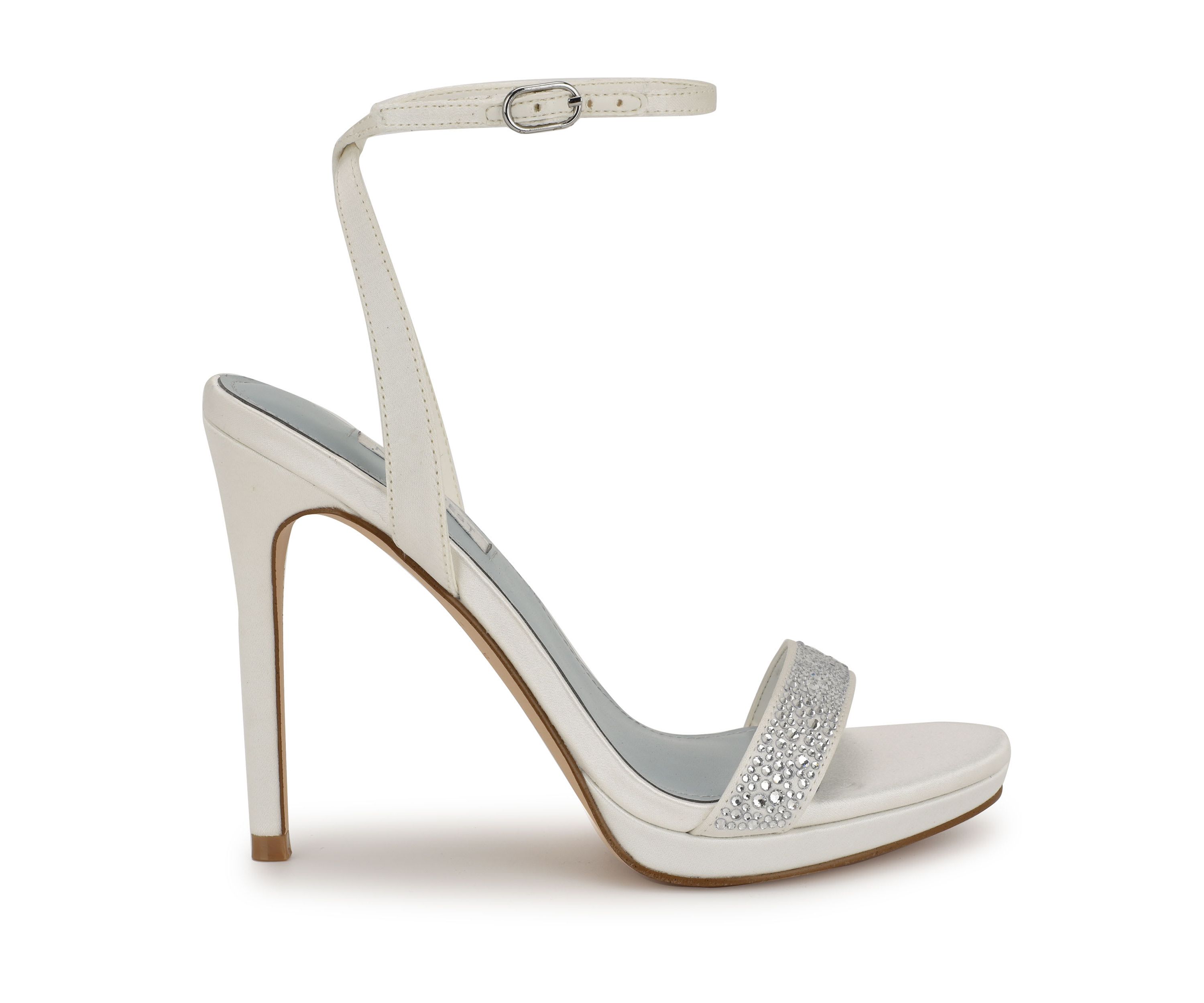Loola Bridal Open Toe Ankle Strap Dress Sandals