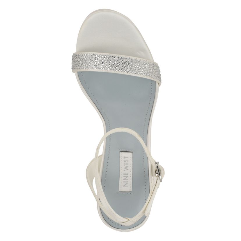Loola Bridal Open Toe Ankle Strap Dress Sandals