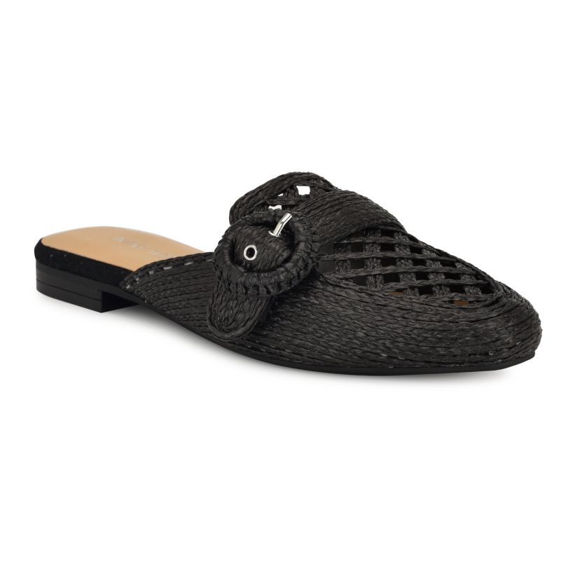 Caspe Casual Slip-on Pointy Toe Flat Mules