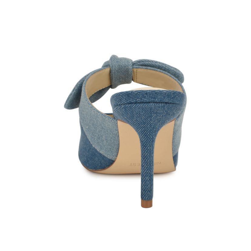 Demmure Slip-on Pointy Toe Dress Mules