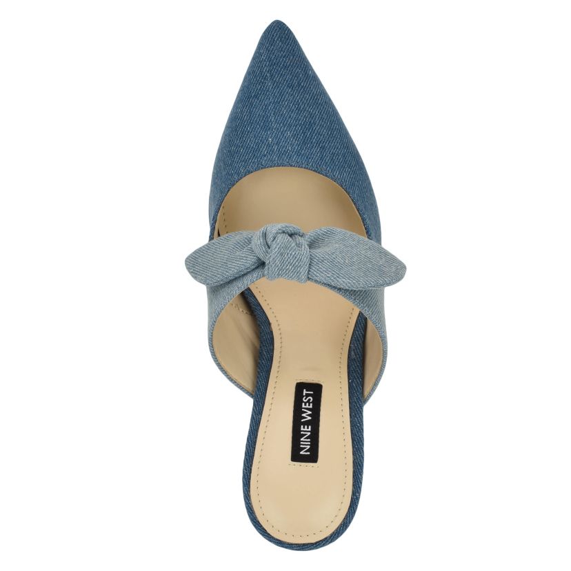 Demmure Slip-on Pointy Toe Dress Mules