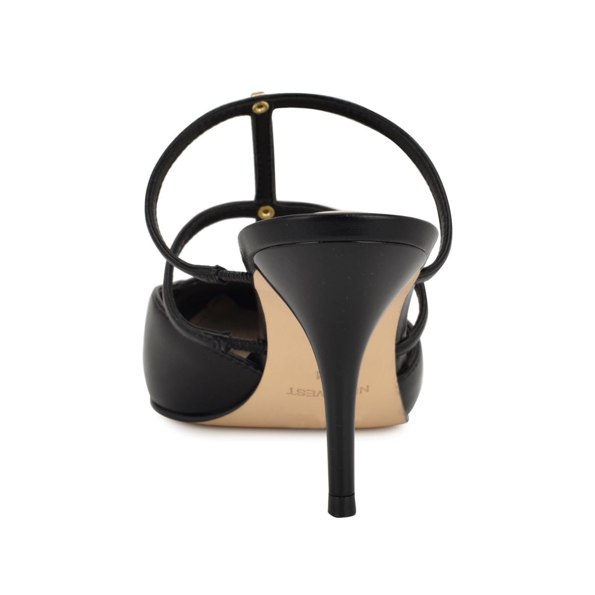 Tianala Pointy Toe Stiletto Heel Dress Mules