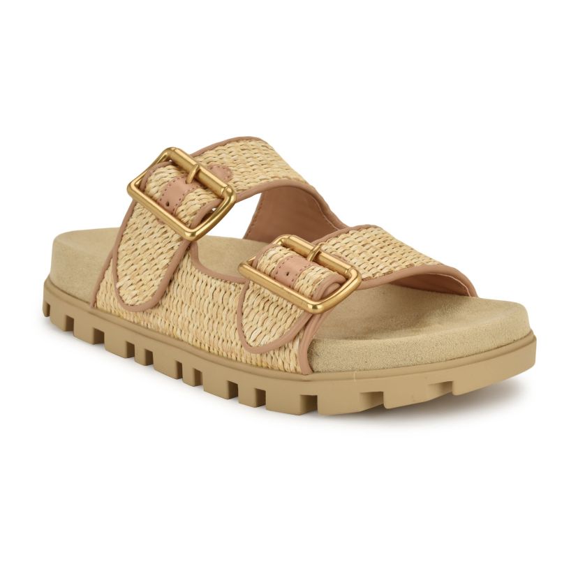 Timma Slip-on Double Strap Casual Sandals