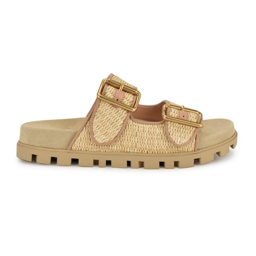 Timma Slip-on Double Strap Casual Sandals