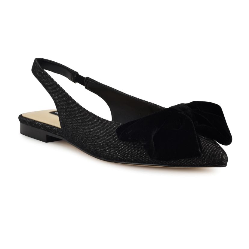 Junnie Pointy Toe Slingback Dress Flats