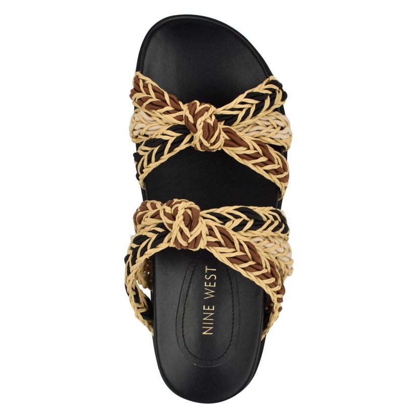 Gilma Round Toe Slip-on Casual flat Sandals