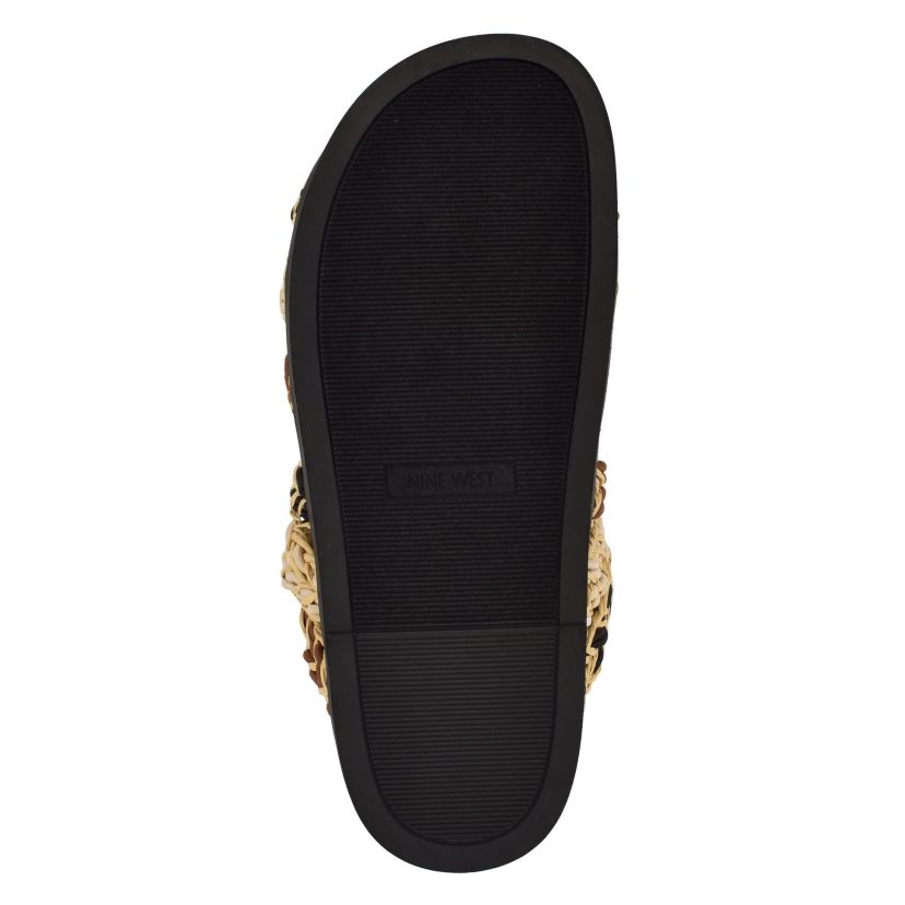 Gilma Round Toe Slip-on Casual flat Sandals