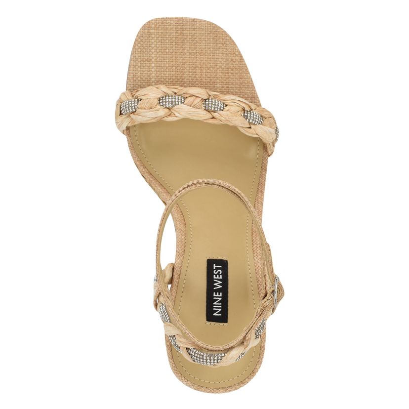 Nashy Square Toe Wedge Sandals