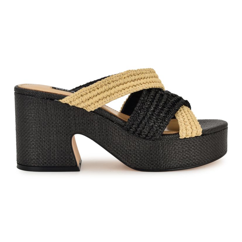 Bemay Slip-on Open Toe Dress Sandals