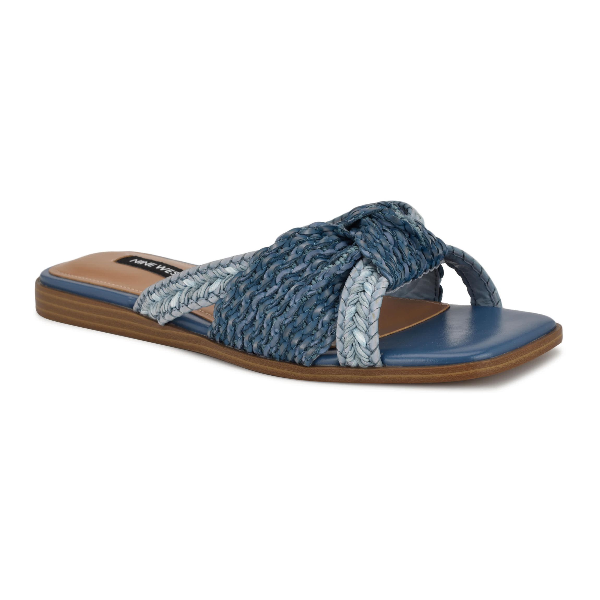 Omansa Square Toe Casual Flat Sandals