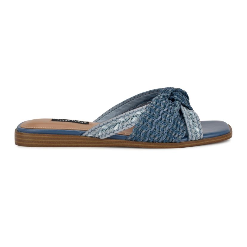 Omansa Square Toe Casual Flat Sandals