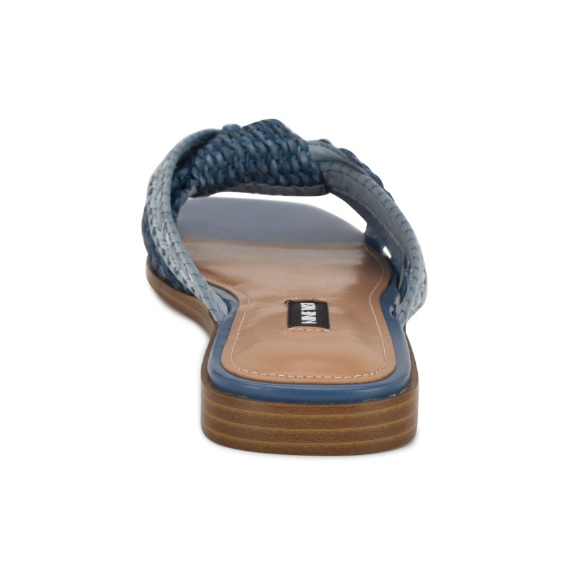 Omansa Square Toe Casual Flat Sandals