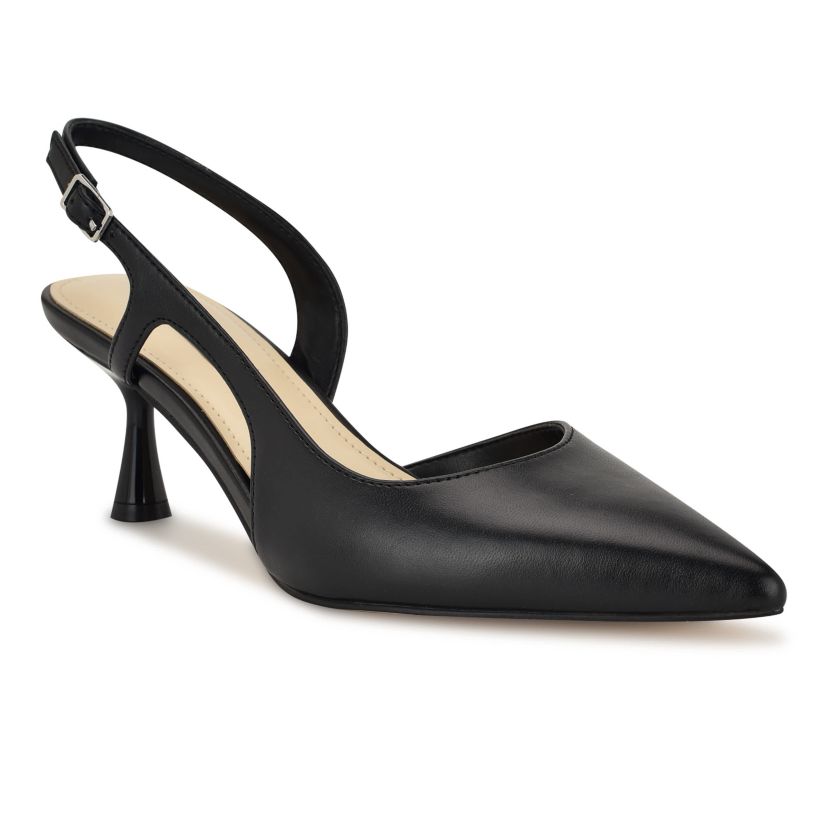 Renela Dress Pointy Toe Slingback Strap Pumps