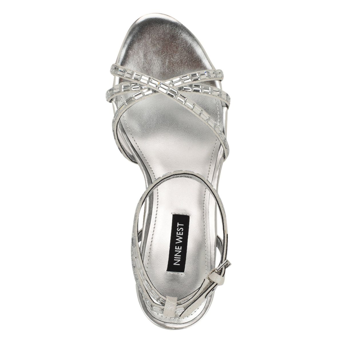 Amseta Embellished Heeled Dress Sandals