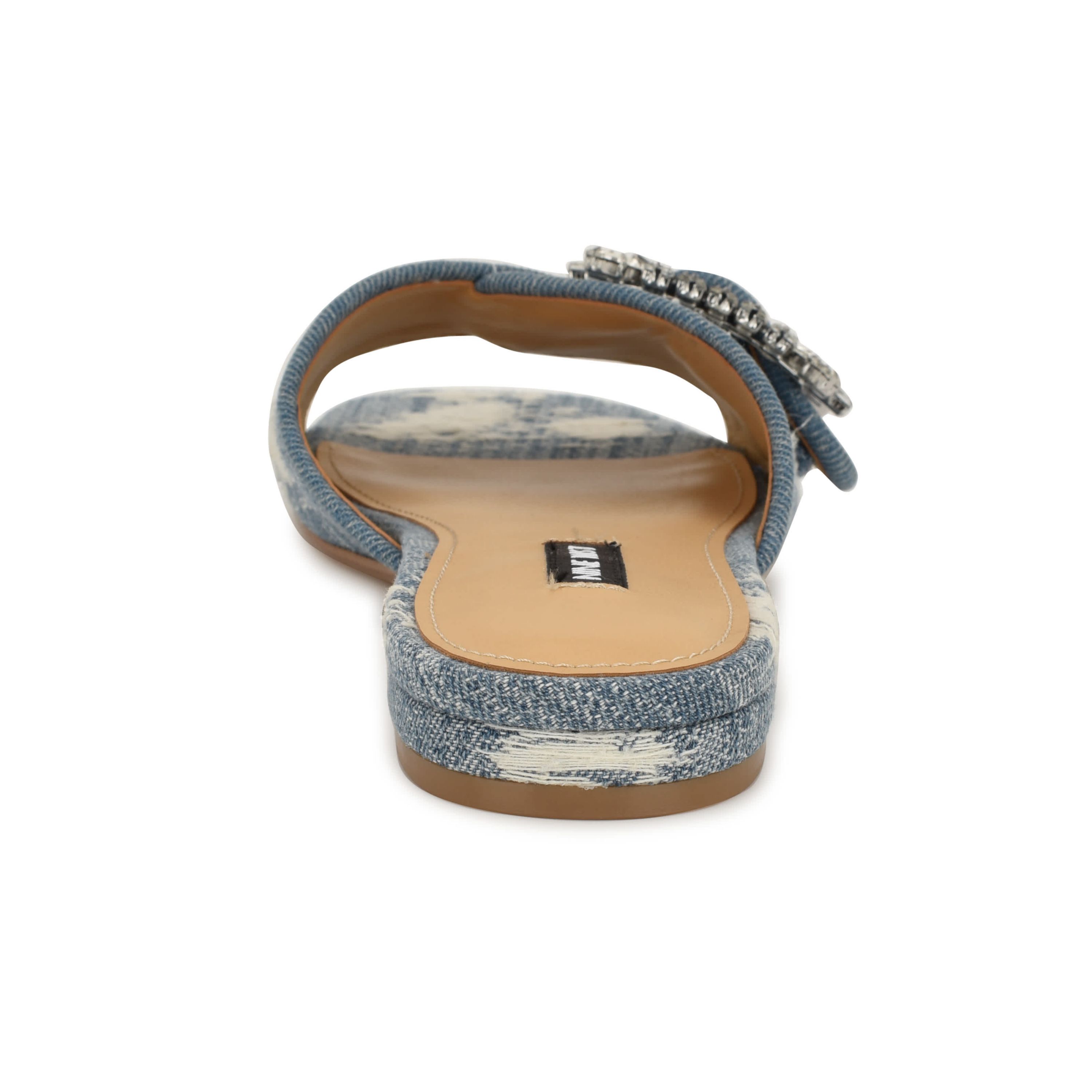 Laniey Square Toe Slip-on Flat Sandals