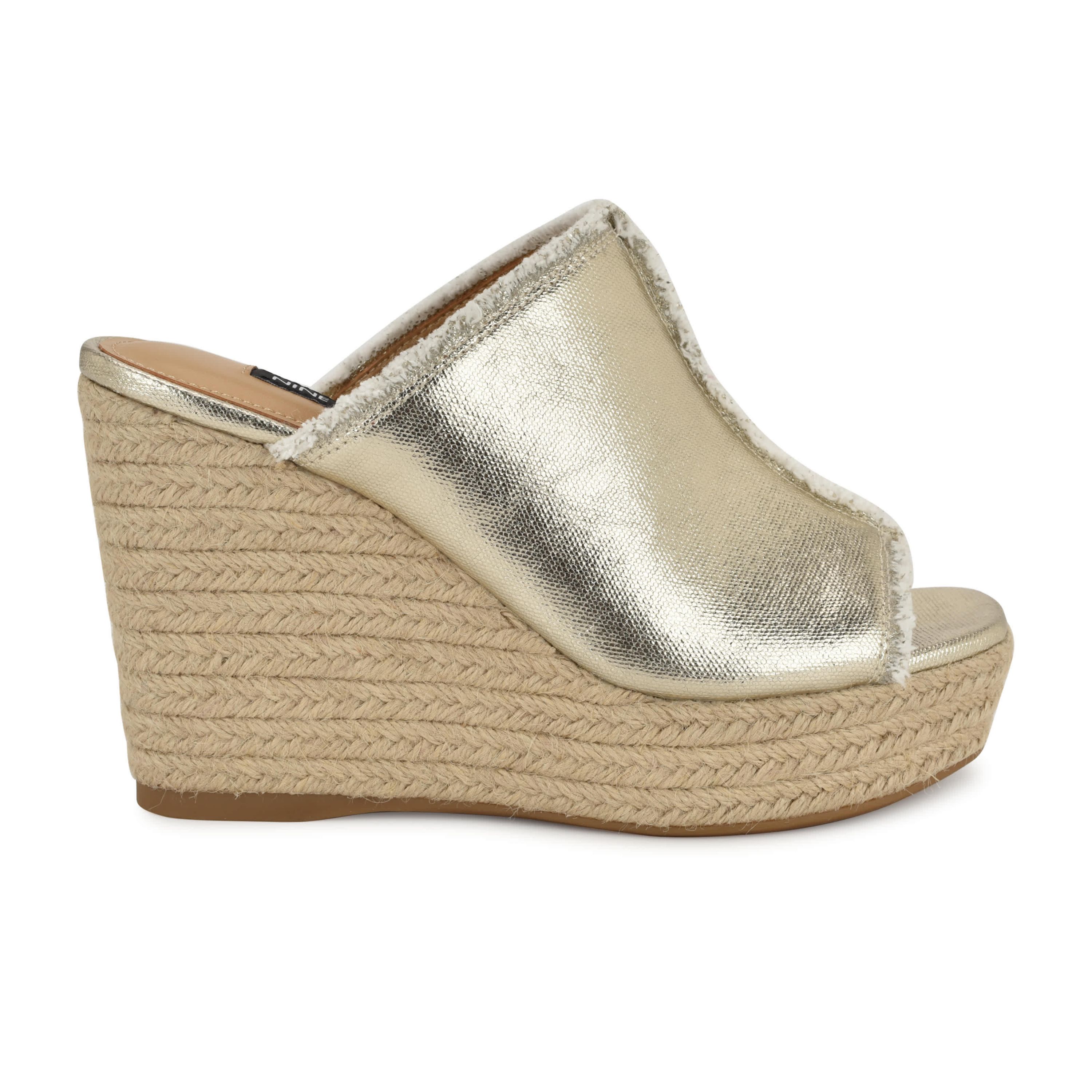 Baja Slip-on Open Toe Wedge Sandals