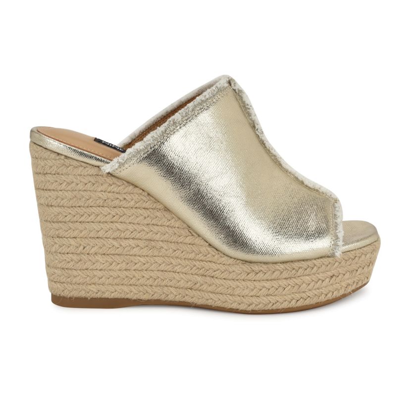 Baja Slip-on Open Toe Wedge Sandals