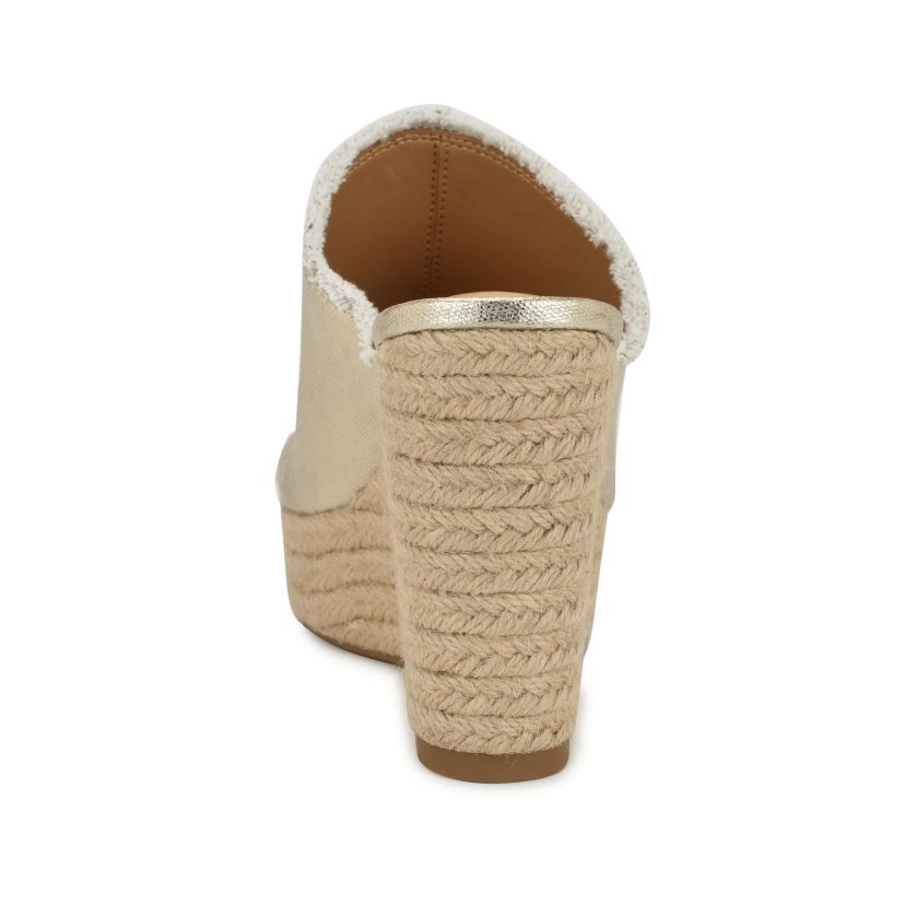 Baja Slip-on Open Toe Wedge Sandals