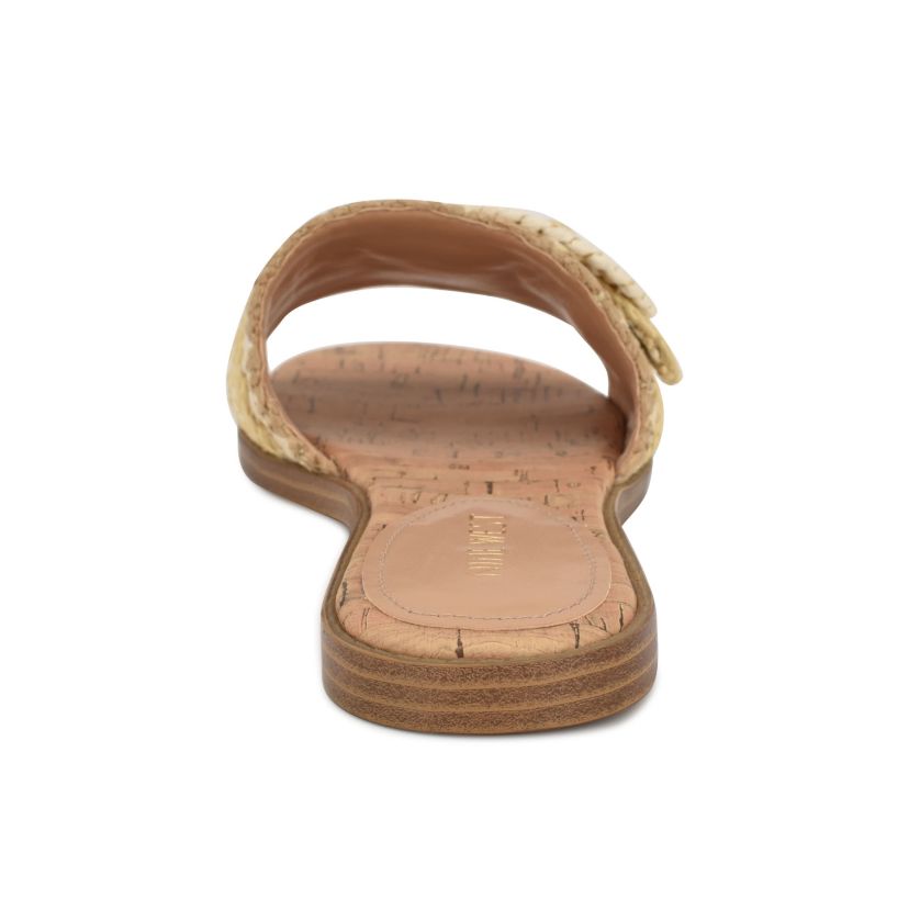 Poland Open Toe Slip-on Casual Flat Sandals