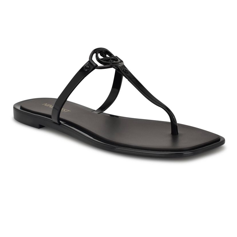 Dacota Square Toe Slip-on Casual Sandals