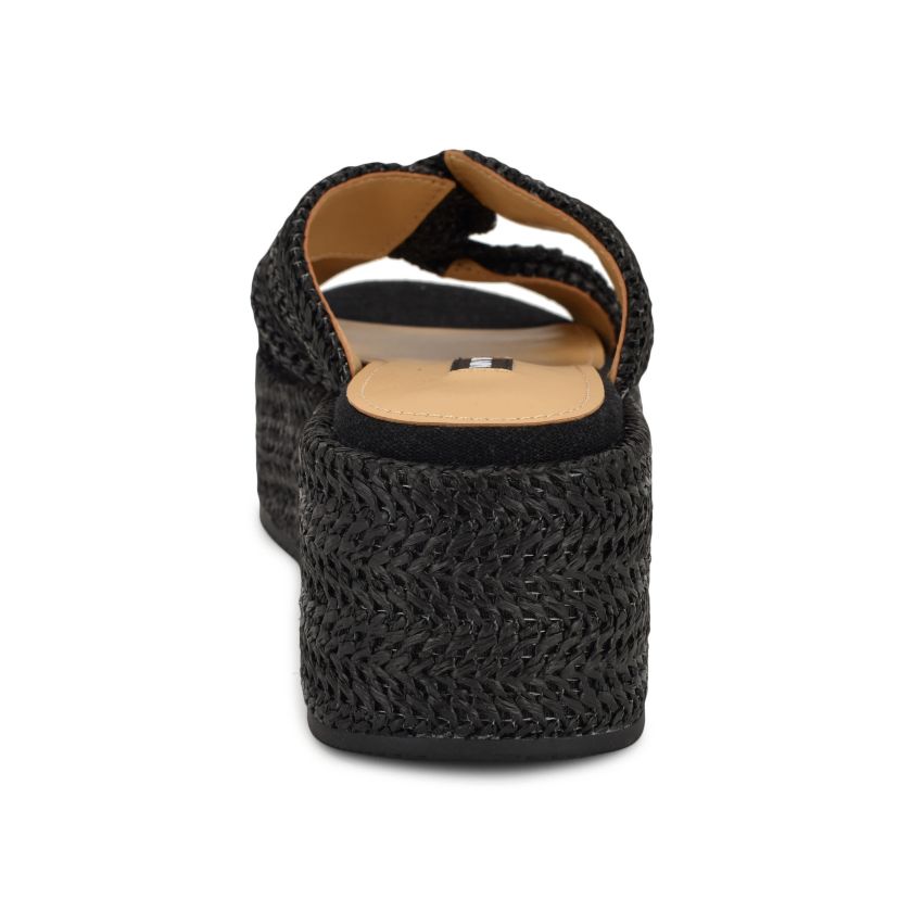 Cerry Slip-on Open Toe Wedge Sandals