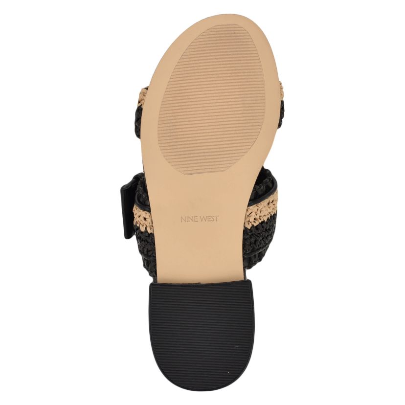 Sameey Open Toe Slip-on Flat Sandals