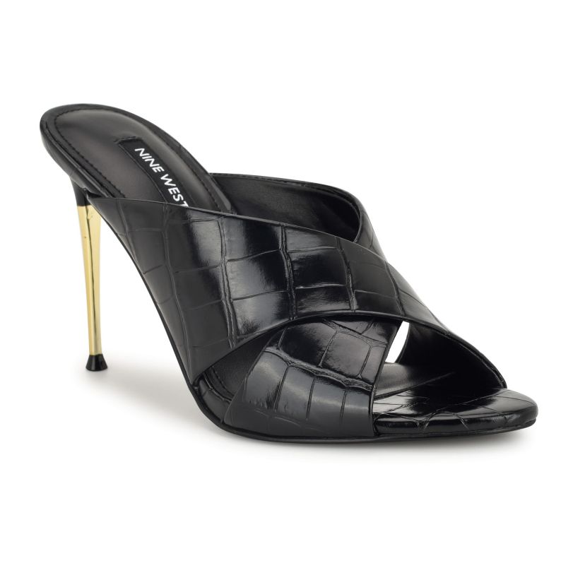 Sancie Stiletto Heel Slip-on Dress Sandals