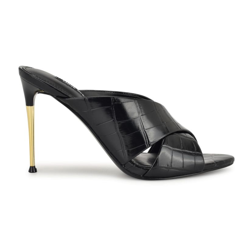 Sancie Stiletto Heel Slip-on Dress Sandals