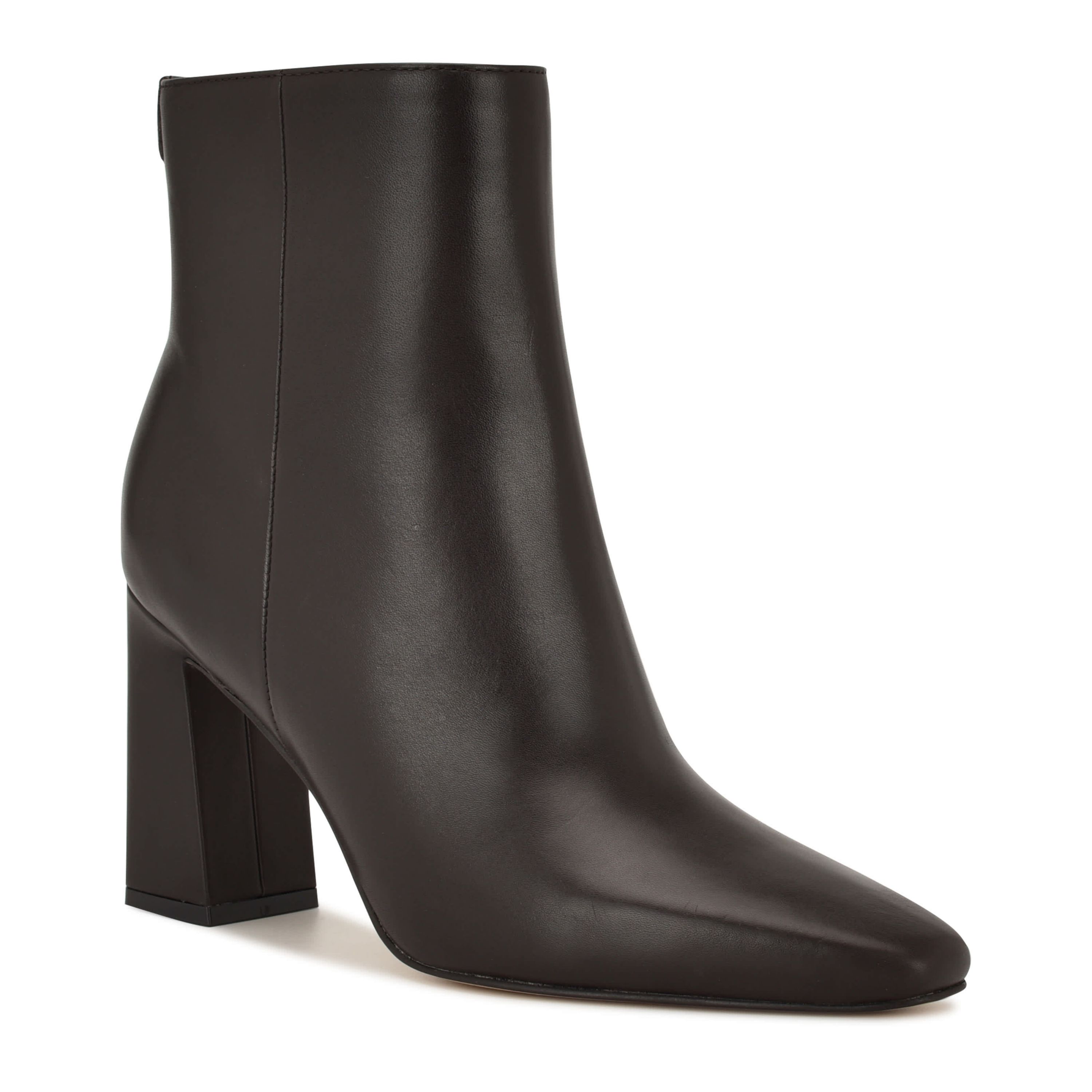 Reraye Block Heel Casual Ankle Booties