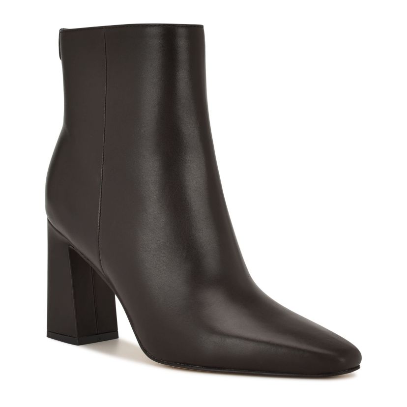 Reraye Block Heel Casual Ankle Booties